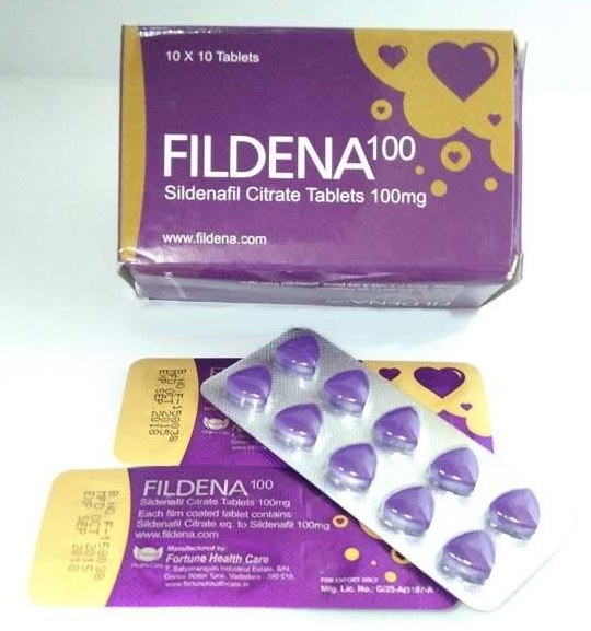 Fildena 100 mg 10 Tablets